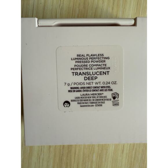 Laura Mercier Real Flawless Luminous Perfecting Press Powder .24oz Translu Deep - Picture 4 of 4